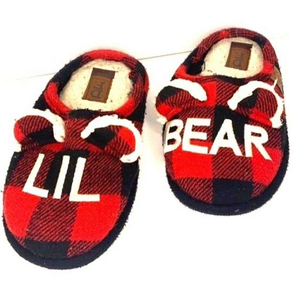 DF by Dearfoams Lil Bear Unisex Slippers 👧